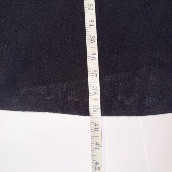 Rokoko Black Strappy Flowy Sleeveless Maxi Dress Sexy Side Slits Open Back LBD S - Picture 10 of 13